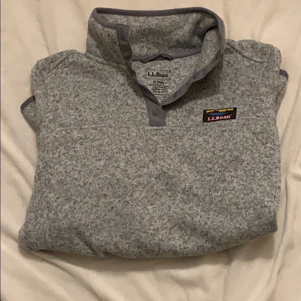 LLBean 3/4 snap pullover
